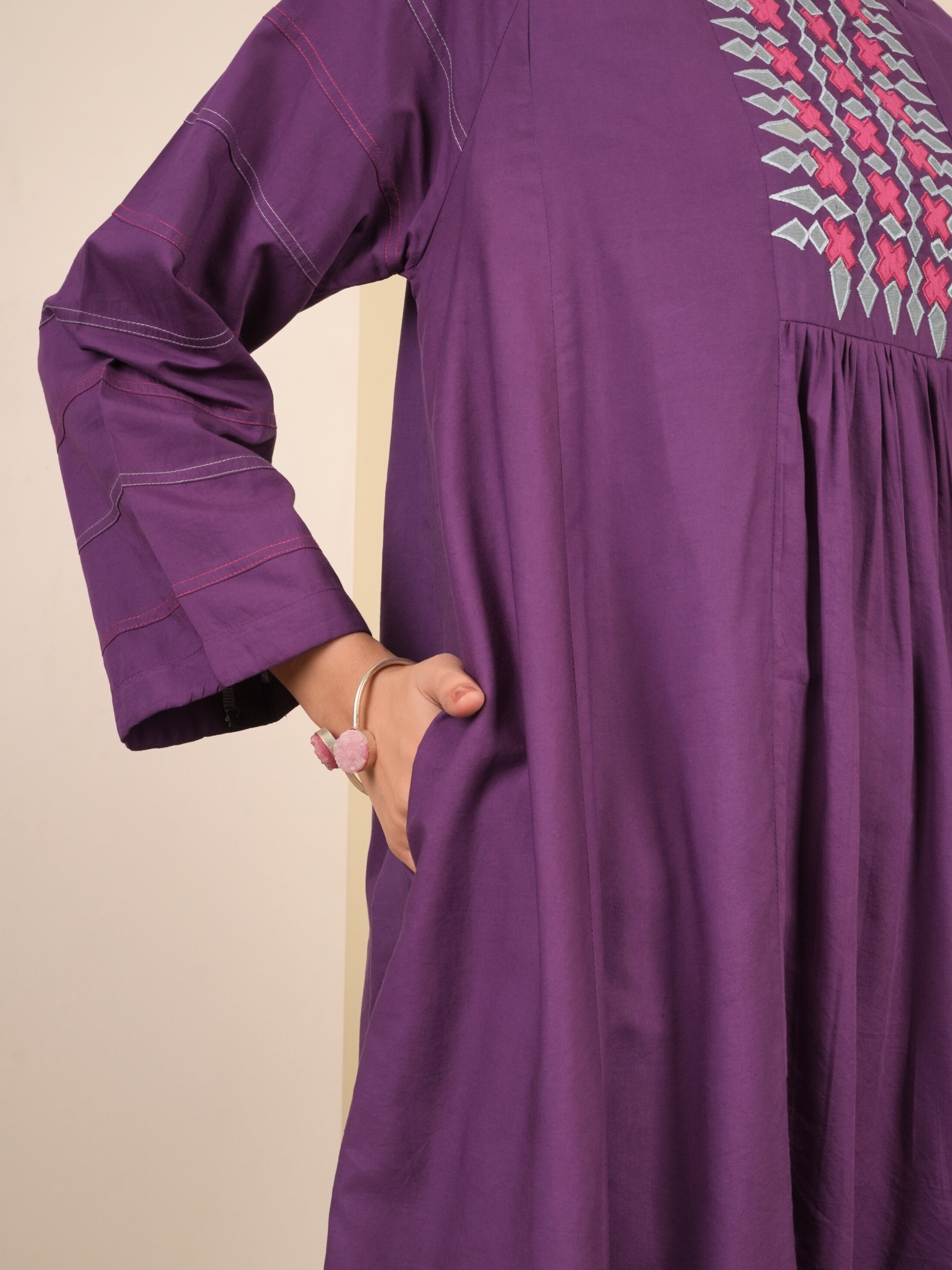 Purple Kurta Pant