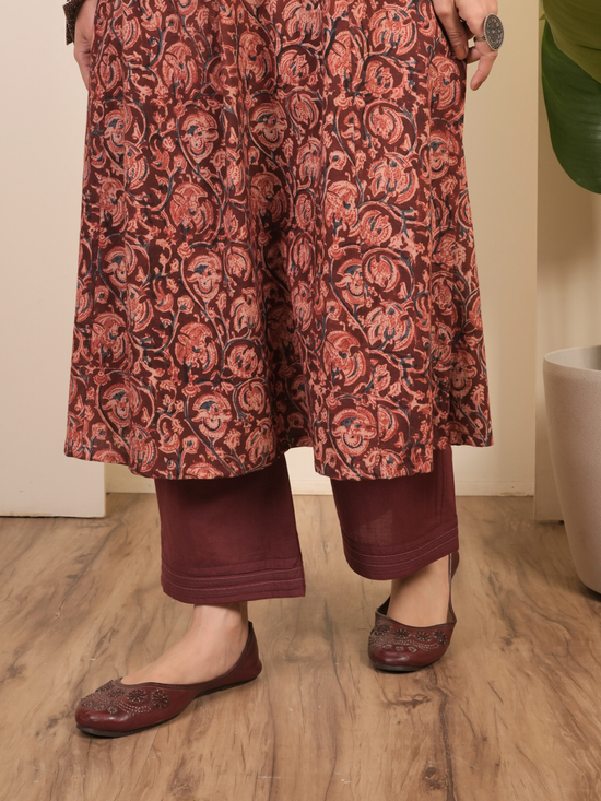 Rust Brown Kurta Pant