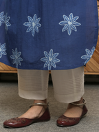 Indigo Cotton Kurta For Women's